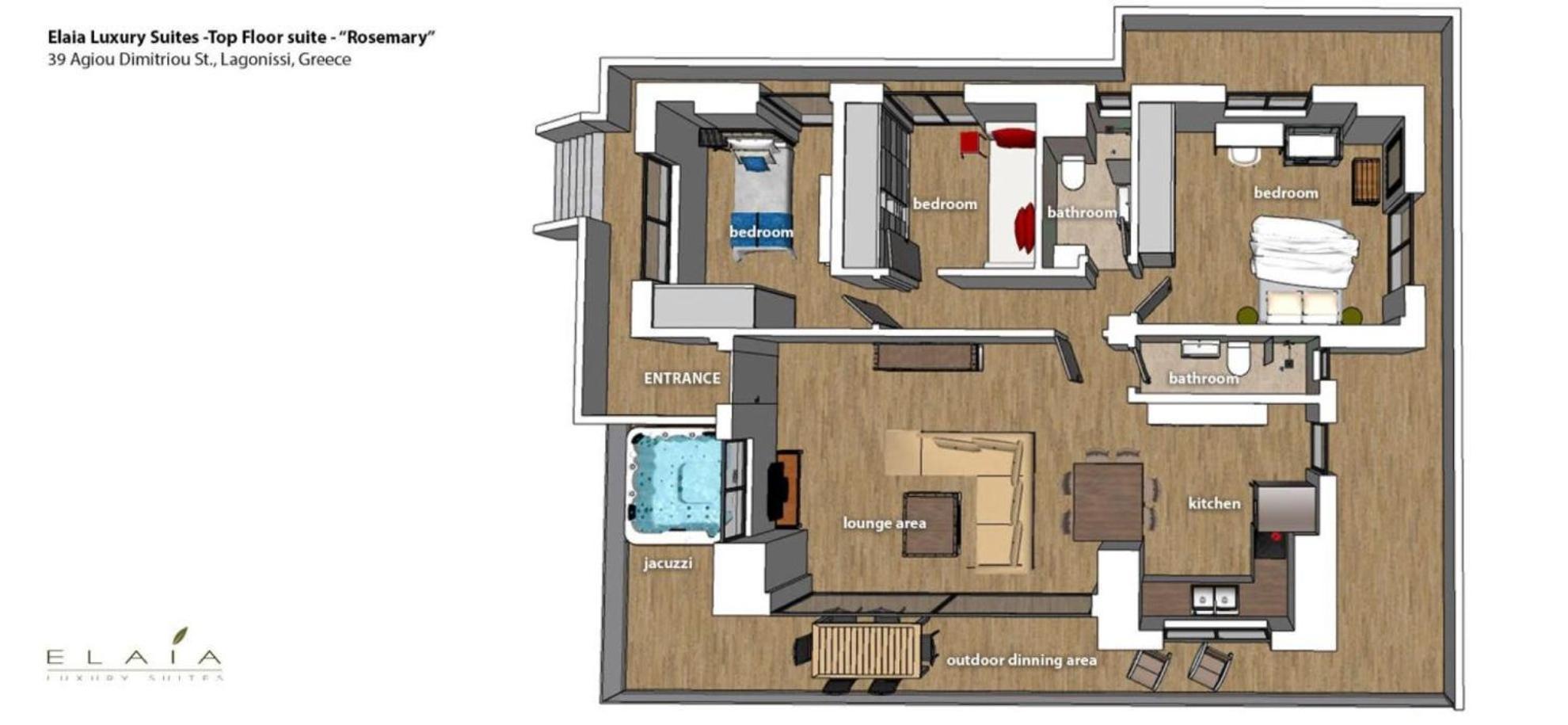 Elaia Luxury Suites 라고니씨 외부 사진